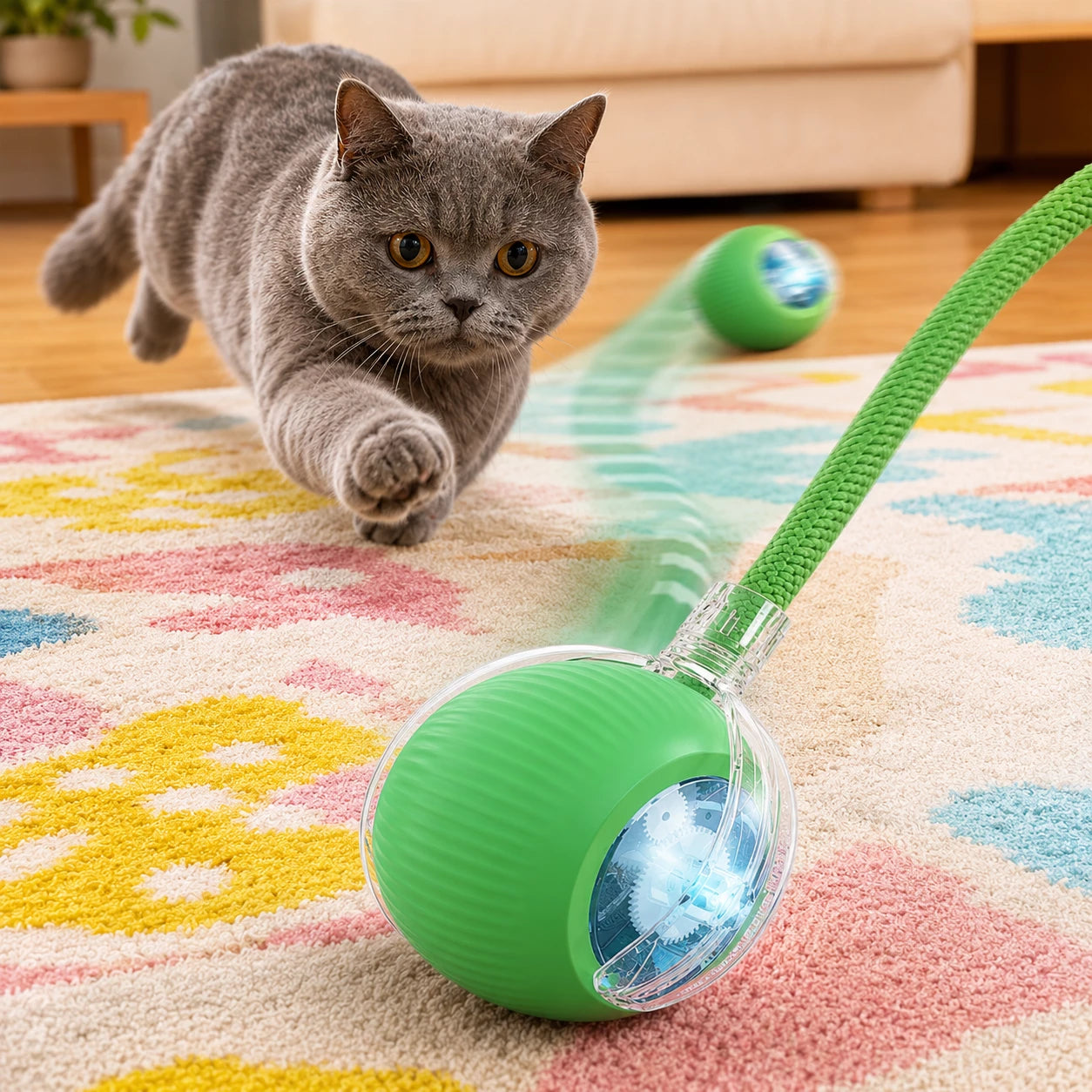 Félinova™ | Balle Interactive Intelligente Pour Chat