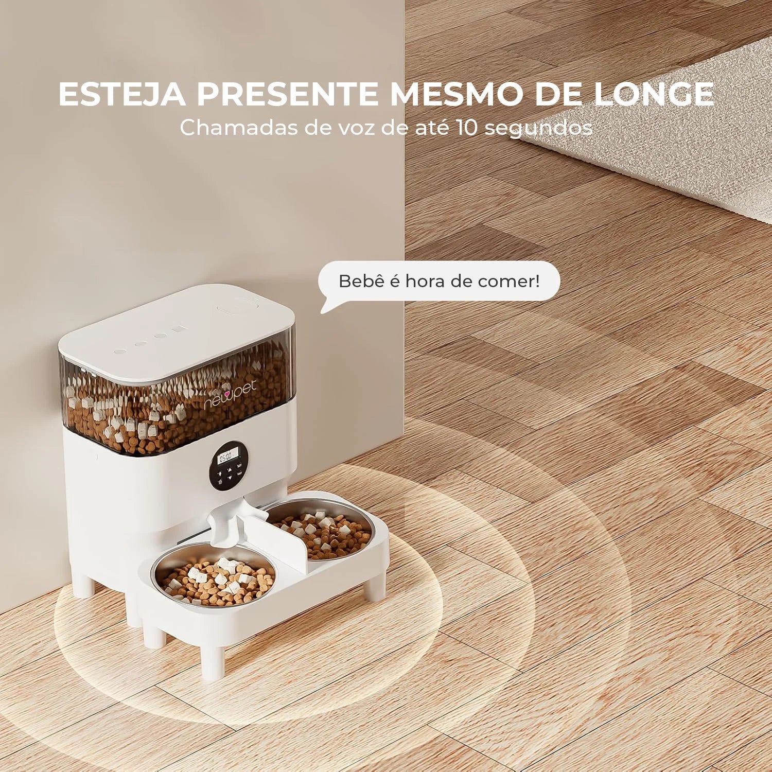Distributeur automatique de nourriture avec application & Wi-Fi
