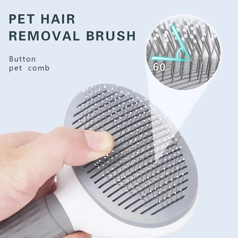 Brosse pour chiens et chats, peigne autonettoyant, brosse démêlante, accessoires de toilettage pour chiens et chats
