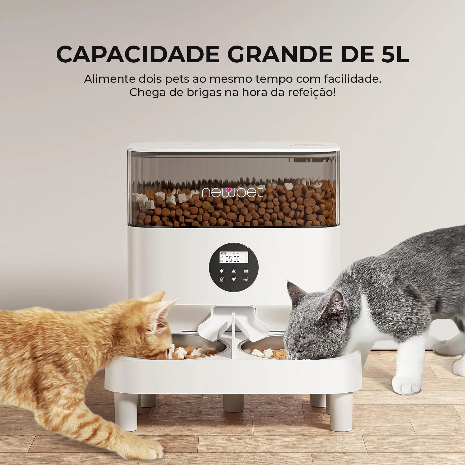 Distributeur automatique de nourriture avec application & Wi-Fi