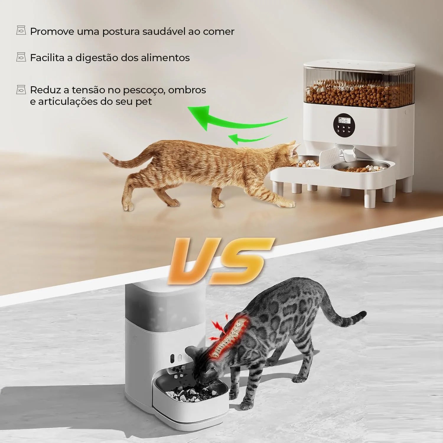 Distributeur automatique de nourriture avec application & Wi-Fi